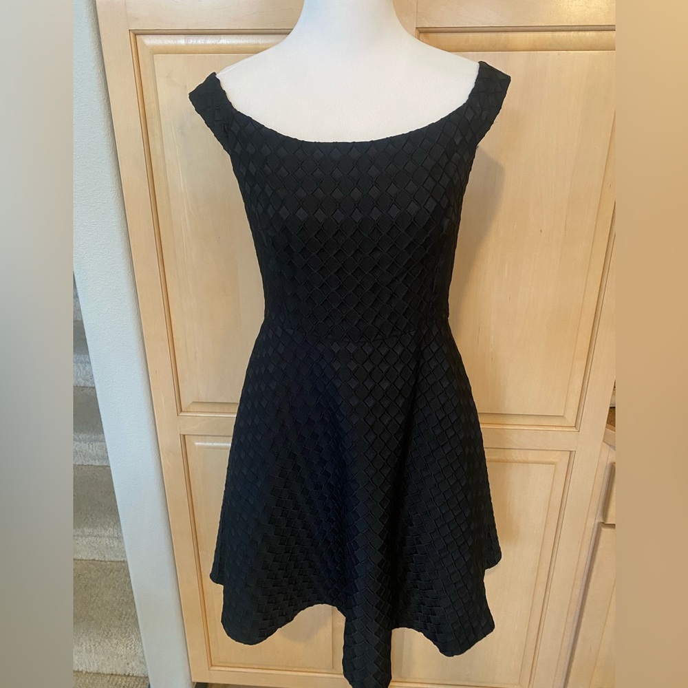 Anthropologie NWT black/noir A-line dress size 10
